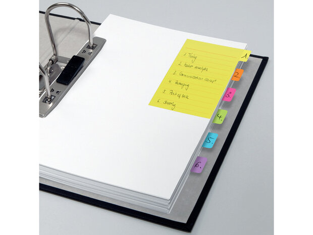 memotabbladen 9,8 x 14,8 cm papier 42 vellen