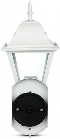 wandlamp VT-761 E27 60W 44,5 cm aluminium/glas wit