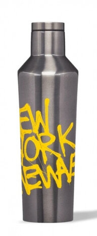 thermo-drinkfles Basquiat 475 ml RVS zilver