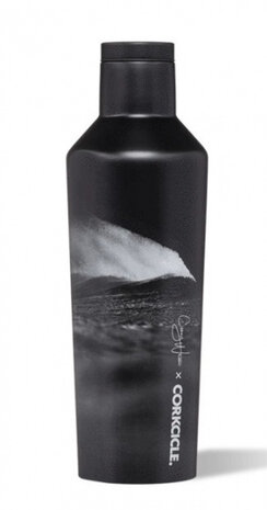 thermo-drinkfles Corey Wilson 475 ml RVS zwart
