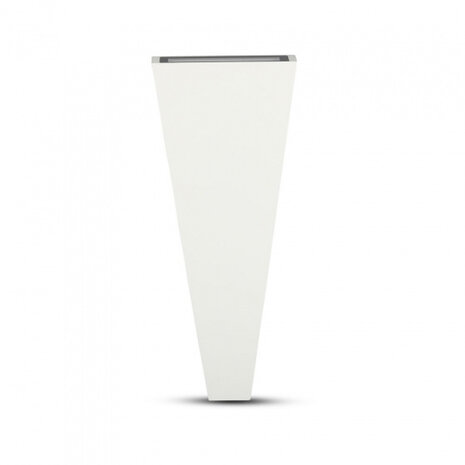 wandlamp VT-826 6W led 4000k 200 x 90 mm aluminium wit