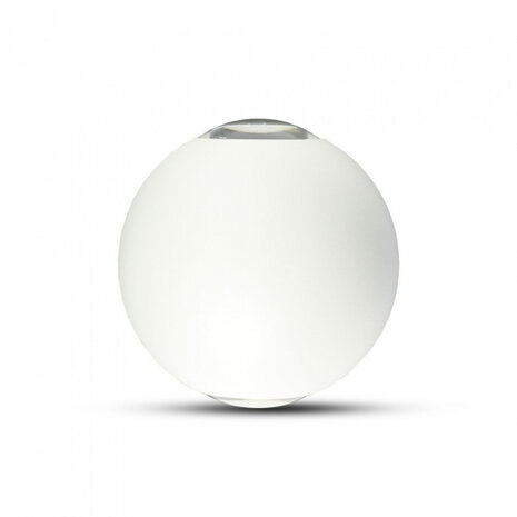 wandlamp VT-836 6W led 3000K 112 x 93 mm aluminium wit