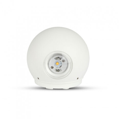 wandlamp VT-836 6W led 3000K 112 x 93 mm aluminium wit