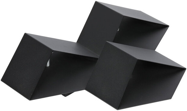 wandlamp VT-709 9W 4000K 990lm 44 x 33,5 cm IP20 zwart