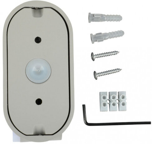 wandlamp VT-816 6W 3000K 660lm 11 cm IP65 aluminium grijs