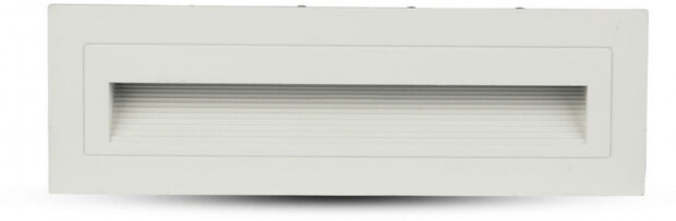 trapverlichting VT-856 6W 3000K 240lm 21 cm aluminium wit