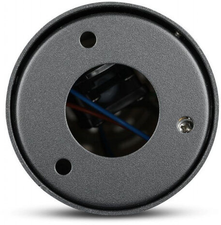 paallamp VT-7618 8 x 80 cm GU10 aluminium 35W IP54 zwart