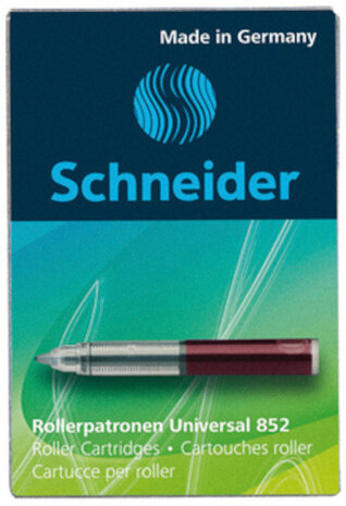 rollerbalpenvulling 852 6 cm rood 5 stuks