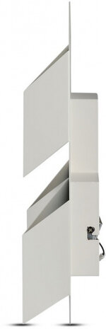 wandlamp VT-709 44 x 33,5 cm aluminium 9W 3000K 990lm