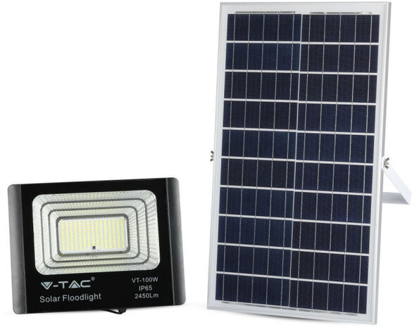 schijnwerper VT-100W 35W 4000K 2450lm 32,5 cm IP65 zwart