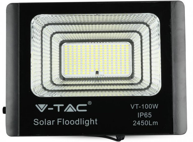 schijnwerper VT-100W 35W 4000K 2450lm 32,5 cm IP65 zwart