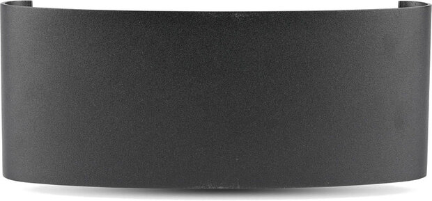 wandlamp VT-848 led 8W 3000K 800 lumen 22 x 9 cm zwart