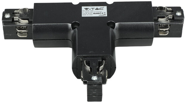 kruisconnector rails 4T IP20 ABS zwart
