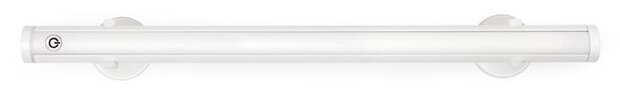 spiegellamp Touch 29,2 x 4,5 cm aluminium wit