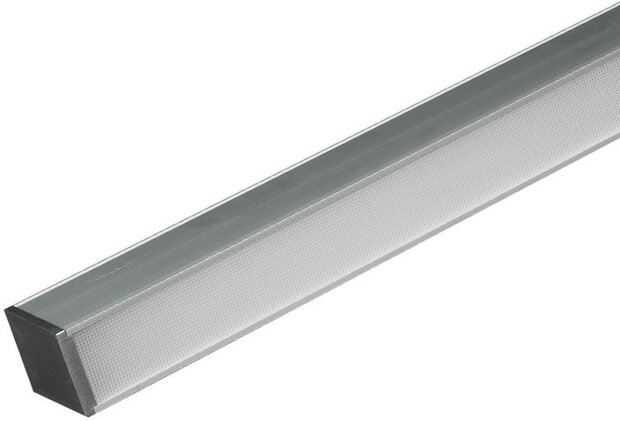 hanglamp VT-7-43 led 120 cm 4000K 3400lm aluminium zilver