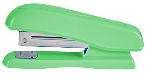 nietmachine 10 x 3,5 x 18,5 cm zilver/groen