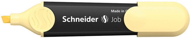 tekstmarker Job 1 x 4,5 mm polypropyleen vanillegeel