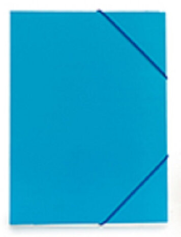 portfoliomap 31,5 x 23,5 cm A4 polypropyleen blauw
