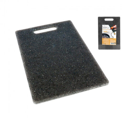 snijplank 30 x 20 x 0,8 cm zwart