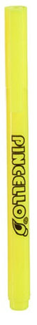markeerstift fluorescerend 6,25 cm geel 2 stuks