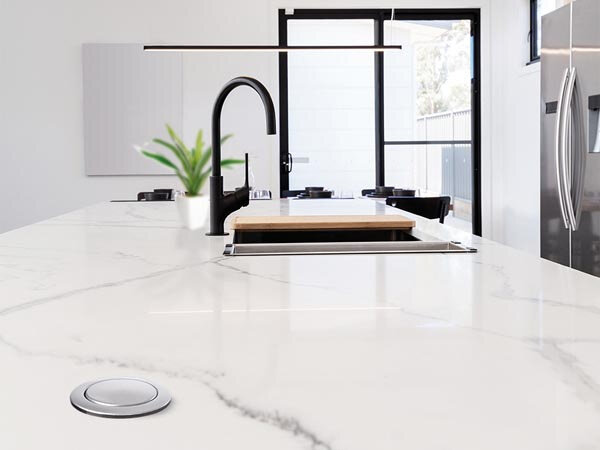 stekkerdoos Pop-Up 2-voudig randaarde 3680W 33,2 cm zwart