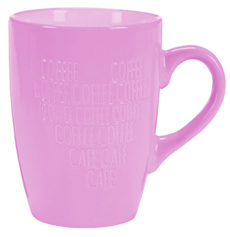mok Coffee 350 ml porselein roze