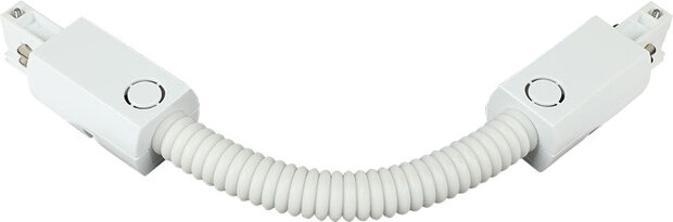 koppelstuk 4 Line Tracks flexibel 4 cm aluminium IP20 wit