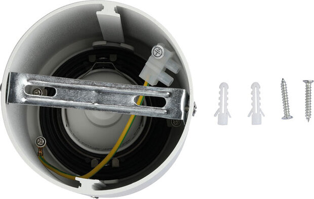 opbouwspot VT-7310 GU10 35W 10 x 14,2 cm aluminium wit