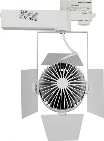 railspot VT-433 33W 5000K 3000lm 23 x 24 cm aluminium wit