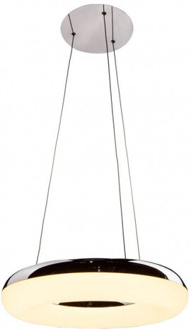 hanglamp VT-40-1 40W 3000K 2800lm 100 cm staal zilver