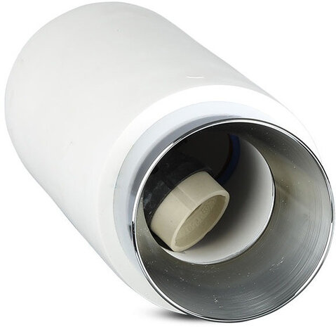 plafondlamp VT-865 GU10 35W 20 x 8 cm staal wit/chroom