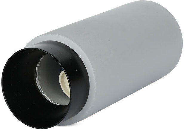 plafondlamp VT-865 GU10 35W 20 x 8 cm staal grijs/zwart