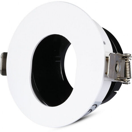 inbouwspot VT-874 8 x 4,2 cm GU10 aluminium wit/zwart
