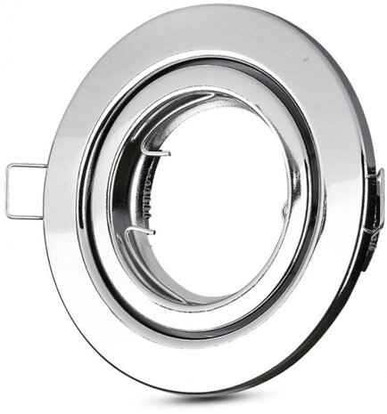 inbouwspot VT-7227 GU10 99 x 31 mm IP20 RVS chroom