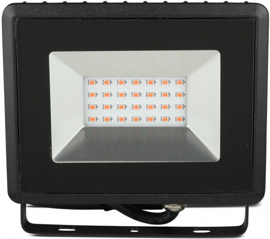 schijnwerper VT-4021 led 15 cm 20W aluminium zwart