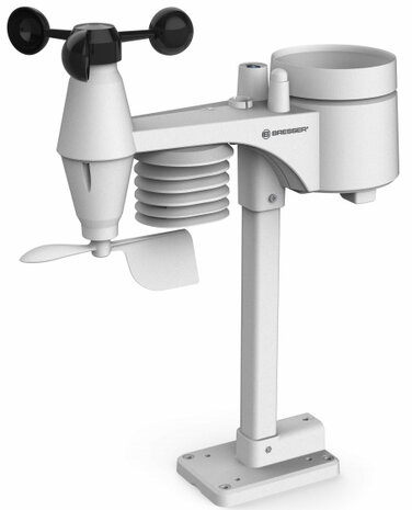 weerstation ClimateScout digitaal zilver/wit 2-delig