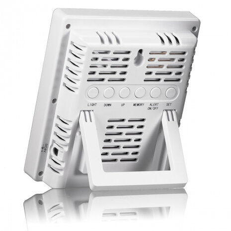 luchtkwaliteitsmonitor 220V binnen 12,3 x 11 cm wit
