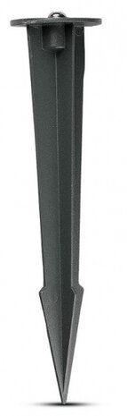 grondpen VT-854 3,5 x 15 cm IP65 aluminium grijs