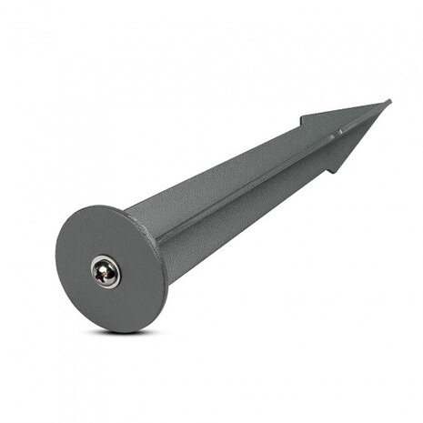 grondpen VT-854 3,5 x 15 cm IP65 aluminium grijs