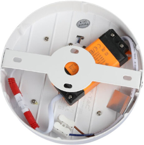 led-paneel VT-809 led 8W 6400K 800lm IP20 aluminium wit