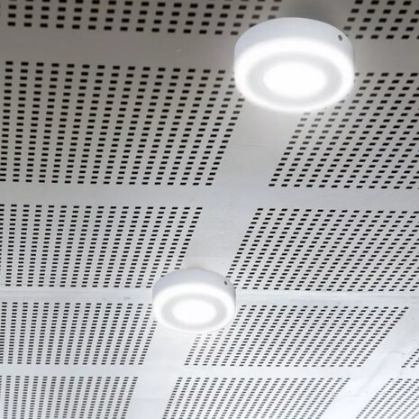 led-paneel VT-809 led 8W 6400K 800lm IP20 aluminium wit