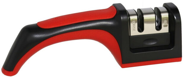 messenslijper 19,8 x 5,9 cm ABS/TPE rood/zwart