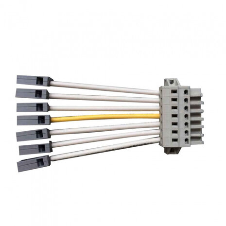 connector voor railverlichting IP20 mannelijk 8 ingangen
