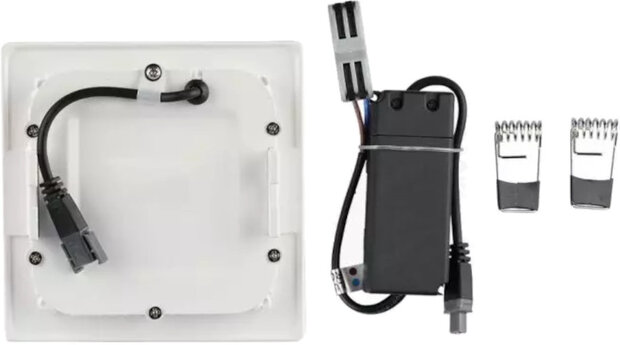 led-paneel VT-618SQ 18W 1500lm 3000K 22,5 cm IP20 wit