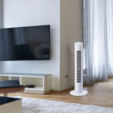 torenventilator VT-4538 45W 27 x 81 cm ABS wit