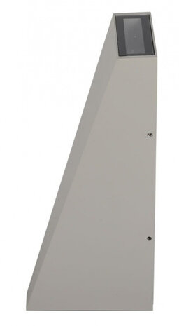 wandlamp VT-826 led 9 x 20 cm 6W 3000K 660lm IP65 grijs