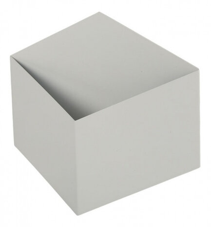 wandlamp VT-803 led 22 x 20 cm 3W 4000K 300lm staal wit