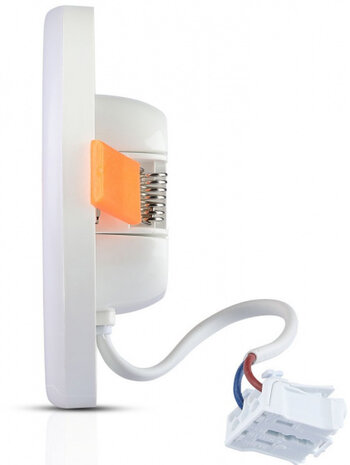 inbouwpaneel VT-619RD led 18W 6400K 17 cm aluminium wit