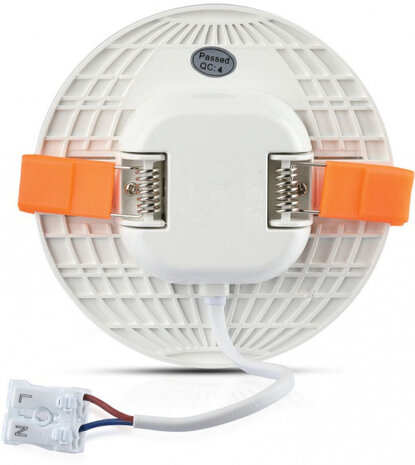 inbouwpaneel VT-619RD led 18W 6400K 17 cm aluminium wit