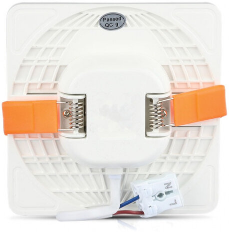 inbouwpaneel VT-625SQ led 22,3 cm 6400K 1800lm IP20 wit